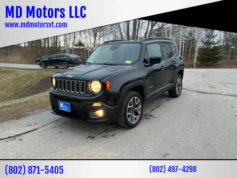 2017 Jeep Renegade for sale at MD Motors LLC in Williston VT