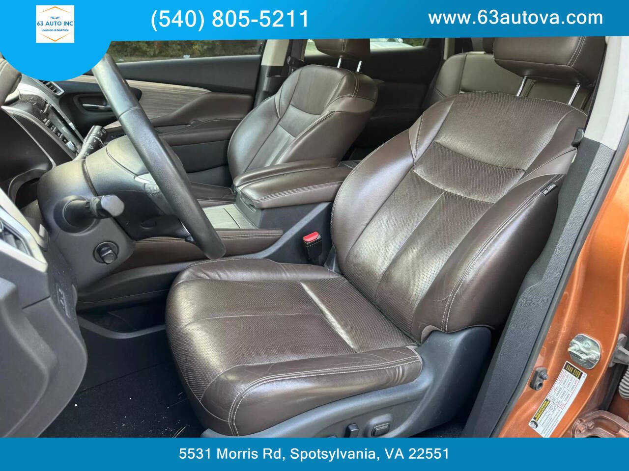 2015 Nissan Murano for sale at 63 Auto Inc in Spotsylvania, VA