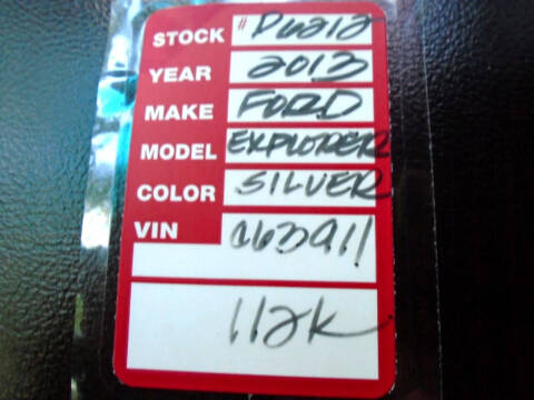 2013 Ford Explorer XLT
