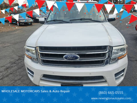 2015 Ford Expedition for sale at WHOLESALE MOTORCARS Sales & Auto Repair in Newington CT