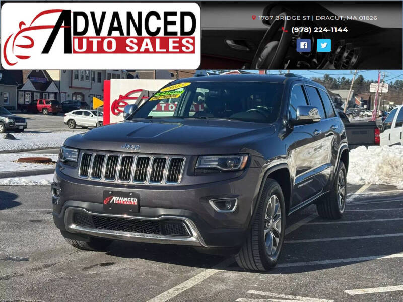 2015 Jeep Grand Cherokee for sale at Advanced Auto Sales in Dracut MA