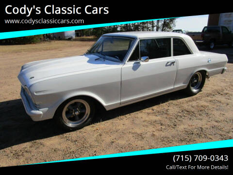 1965 Chevrolet Nova for sale at Cody's Classic & Collectibles, LLC in Stanley WI