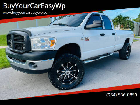 2007 Dodge Ram Pickup 2500 for sale at BuyYourCarEasyWp in West Park FL