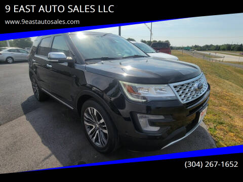 2017 Ford Explorer for sale at 9 EAST AUTO SALES LLC in Martinsburg WV