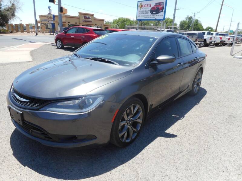 2015 Chrysler 200 for sale at AUGE'S SALES AND SERVICE in Belen NM