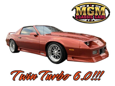 1989 Chevrolet Camaro for sale at MGM CLASSIC CARS in Addison IL