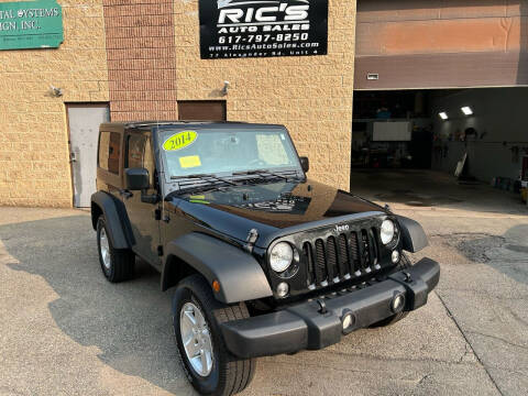 2014 Jeep Wrangler for sale at Ric's Auto Sales in Billerica MA