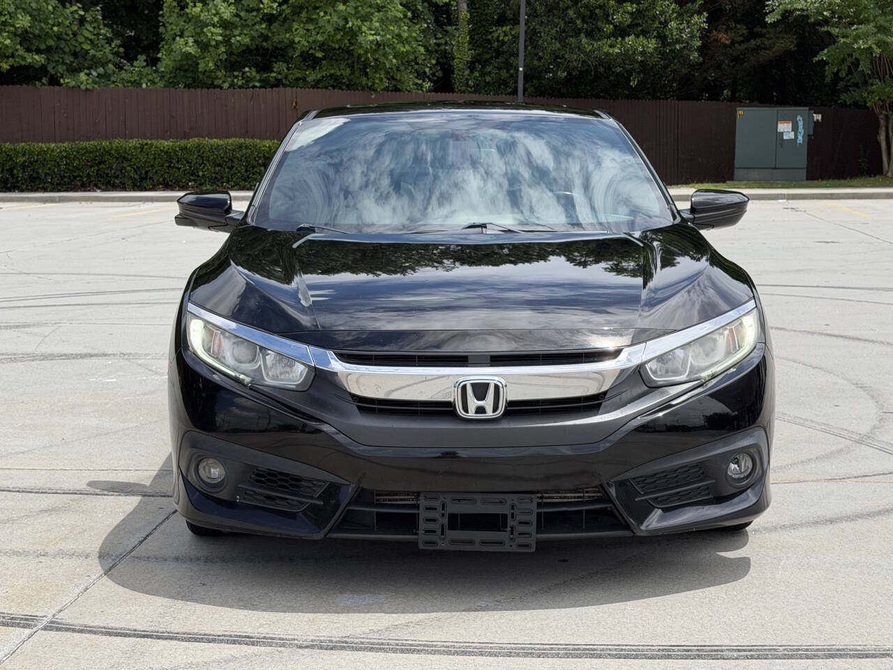 Black 2018 Honda Civic EX-L EX-L 2dr Coupe 2