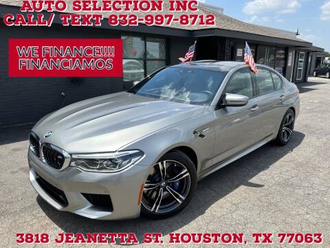 2018 BMW M5 for sale at Auto Selection Inc. in Houston TX