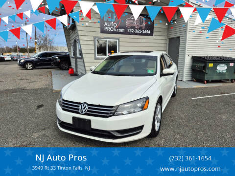 2012 Volkswagen Passat for sale at NJ Auto Pros in Tinton Falls NJ