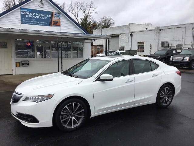 2015 Acura TLX for sale at Smiley Vehicle Group in Lebanon, OH