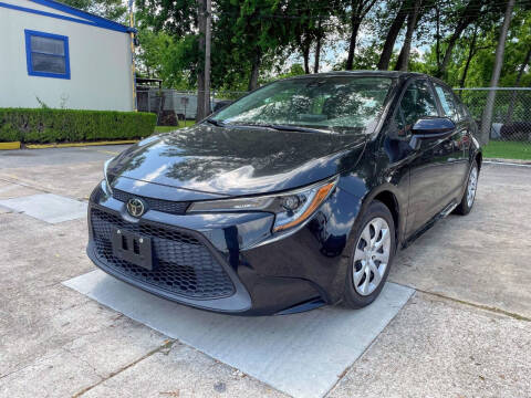 2021 Toyota Corolla for sale at HOUSTON CAR SALES INC in Houston TX