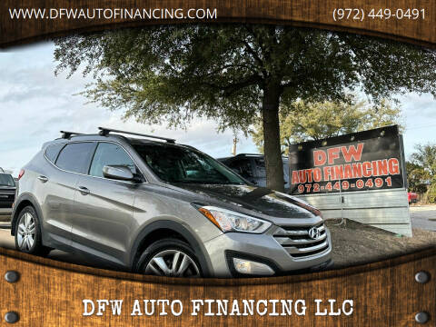 2014 Hyundai Santa Fe Sport for sale at DFW AUTO FINANCING LLC in Dallas TX