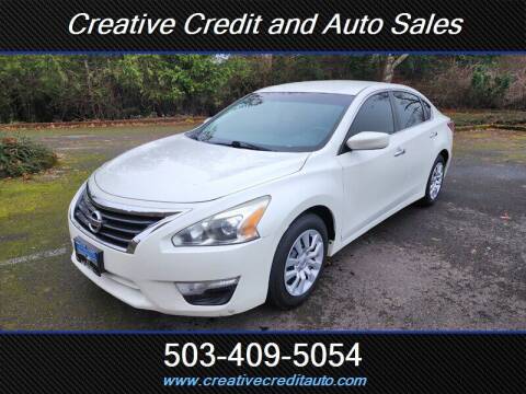 2013 Nissan Altima for sale at Creative Credit & Auto Sales in Salem OR