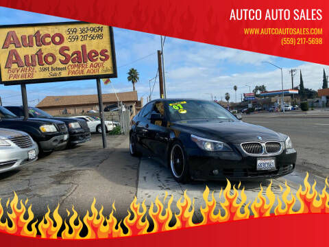 2007 BMW 5 Series for sale at AUTCO AUTO SALES in Fresno CA