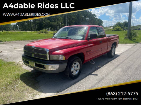 1998 Dodge Ram Pickup 1500 for sale at A4dable Rides LLC in Haines City FL
