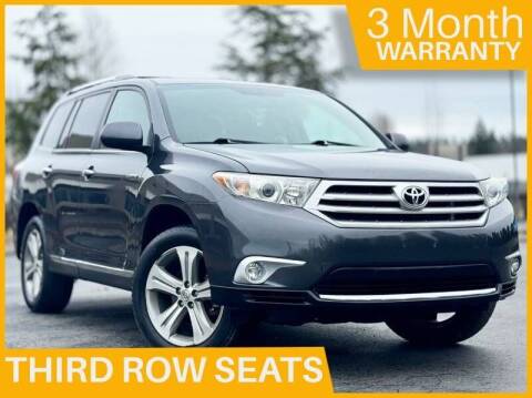 2012 Toyota Highlander for sale at MJ SEATTLE AUTO SALES INC in Kent WA