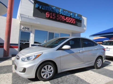 2015 Hyundai Accent for sale at Franklin Auto Sales in El Paso TX