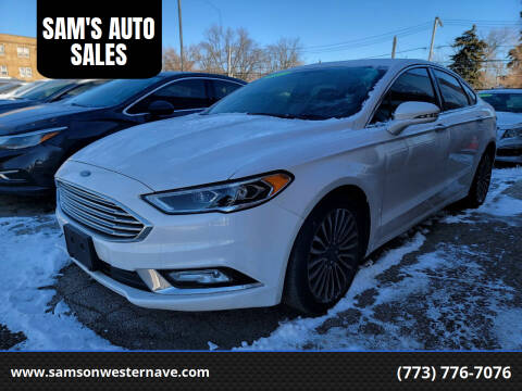 2017 Ford Fusion for sale at SAM'S AUTO SALES in Chicago IL