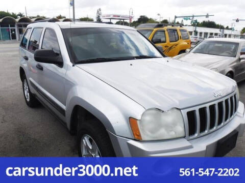 2006 Jeep Grand Cherokee for sale at Cars Under 3000 in Lake Worth FL