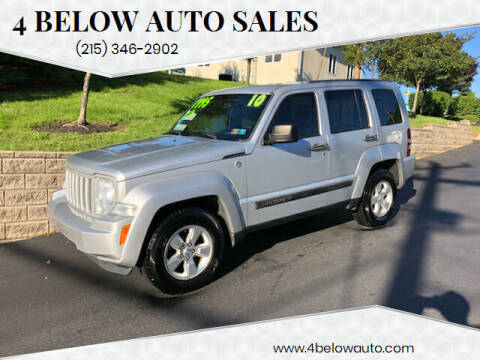 2010 Jeep Liberty for sale at 4 Below Auto Sales in Willow Grove PA