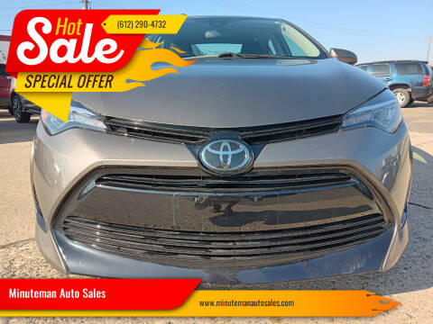 2017 Toyota Corolla for sale at Minuteman Auto Sales in Saint Paul MN