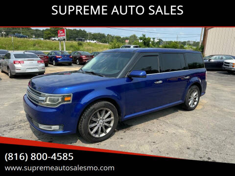 2013 Ford Flex for sale at SUPREME AUTO SALES in Grandview MO