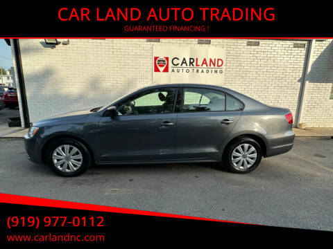2012 Volkswagen Jetta for sale at CAR LAND  AUTO TRADING in Raleigh NC