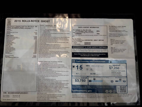 2015 Rolls-Royce Ghost