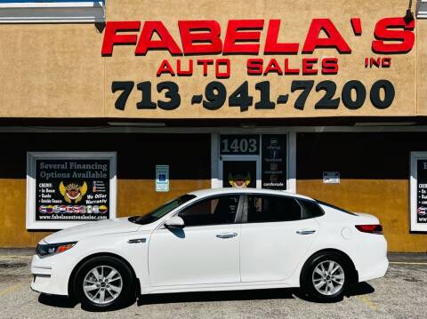 2016 Kia Optima for sale at Fabela's Auto Sales Inc. in South Houston TX