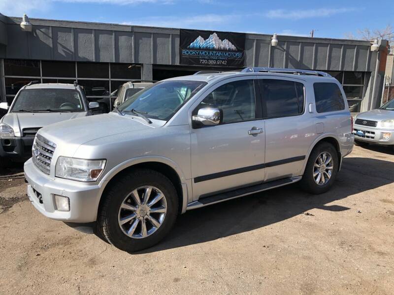 2008 Infiniti QX56 for sale at Rocky Mountain Motors LTD in Englewood CO