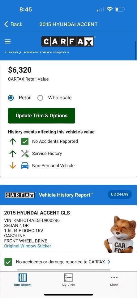 2015 Hyundai ACCENT for sale at Auto Nation in Norfolk, VA