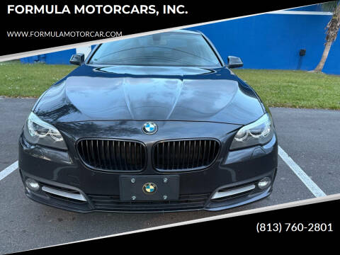 2015 BMW 5 Series for sale at FORMULA MOTORCARS, INC. in Tampa FL