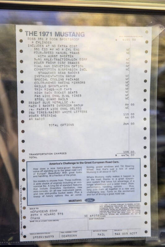 1971 Ford Mustang