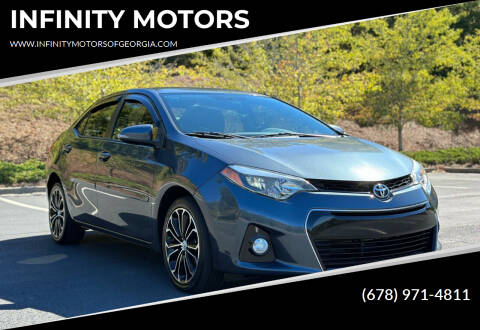 2016 Toyota Corolla for sale at INFINITY MOTORS in Gainesville GA