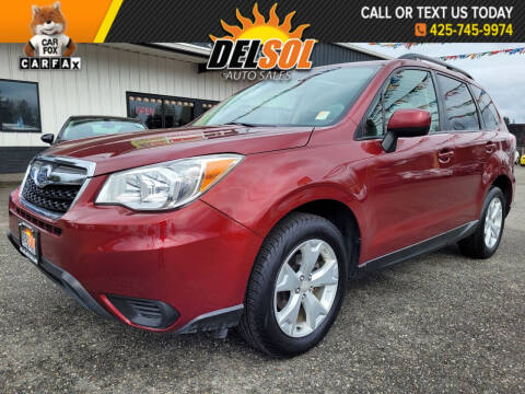 2014 Subaru Forester for sale at Del Sol Auto Sales in Everett WA