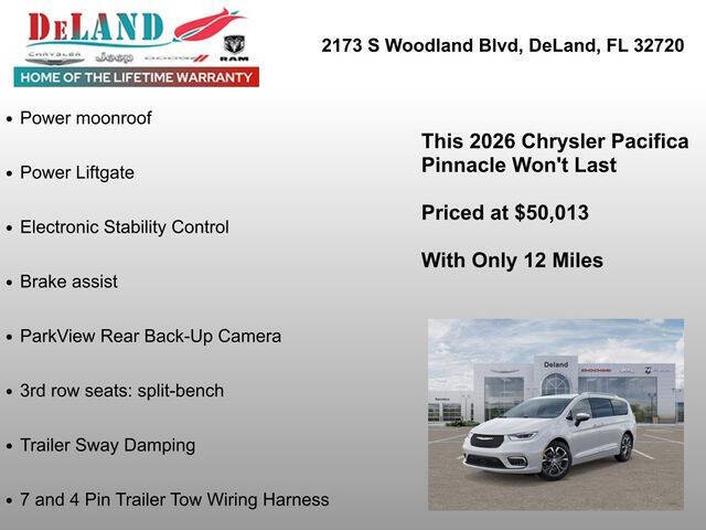 2026 Chrysler Pacifica Pinnacle