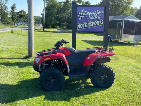 2017 Arctic Cat 500 4X4 for sale at Champlain Valley MotorSports in Cornwall VT