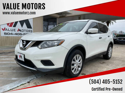 2016 Nissan Rogue for sale at VALUE MOTORS in Kenner LA