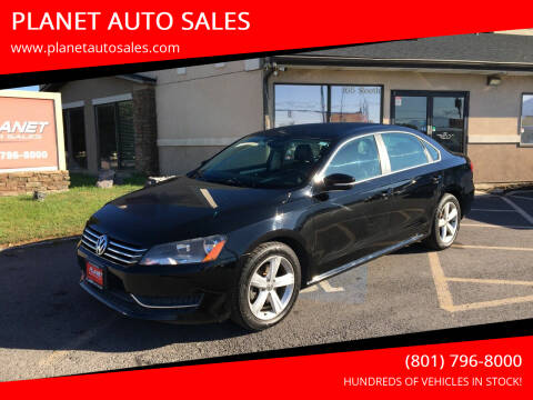2013 Volkswagen Passat for sale at PLANET AUTO SALES in Lindon UT