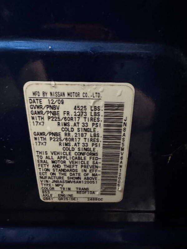 2010 Nissan Rogue SL