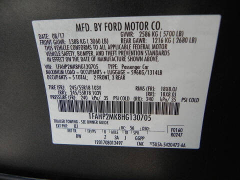 2017 Ford Taurus Police Interceptor