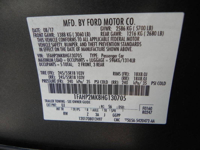 2017 Ford Taurus Police Interceptor