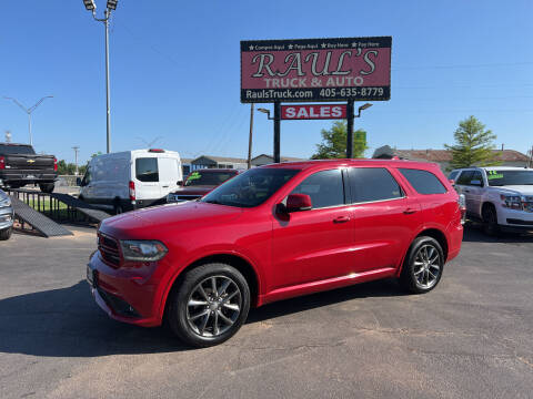 2017 Dodge Durango for sale at RAUL'S TRUCK & AUTO SALES, INC in Oklahoma City OK