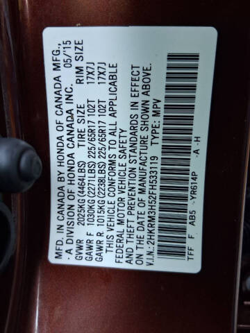 2015 Honda CR-V EX