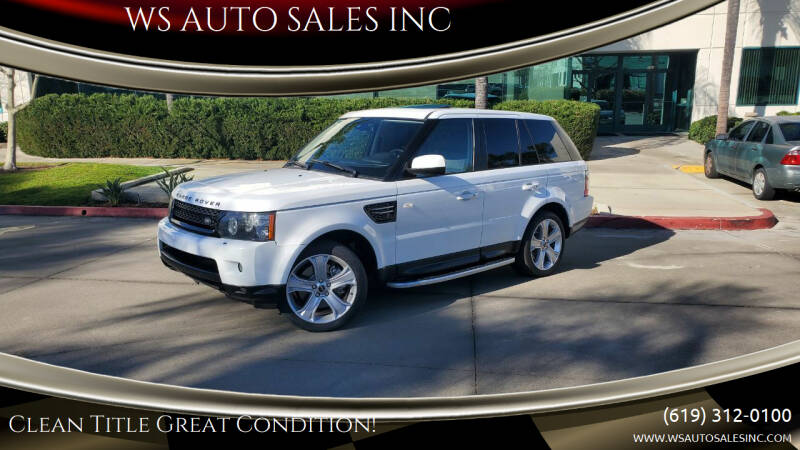 2012 Land Rover Range Rover Sport for sale at WS AUTO SALES INC in El Cajon CA