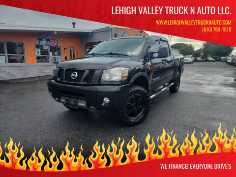 2011 Nissan Titan for sale at Lehigh Valley Truck n Auto LLC. in Schnecksville PA