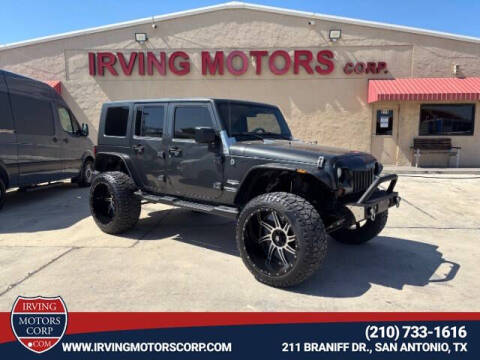 2010 Jeep Wrangler Unlimited for sale at Irving Motors Corp in San Antonio TX