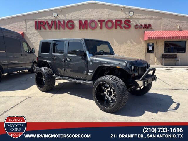 2010 Jeep Wrangler Unlimited for sale at Irving Motors Corp in San Antonio TX