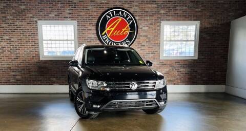 2018 Volkswagen Tiguan for sale at Atlanta Auto Brokers in Marietta GA